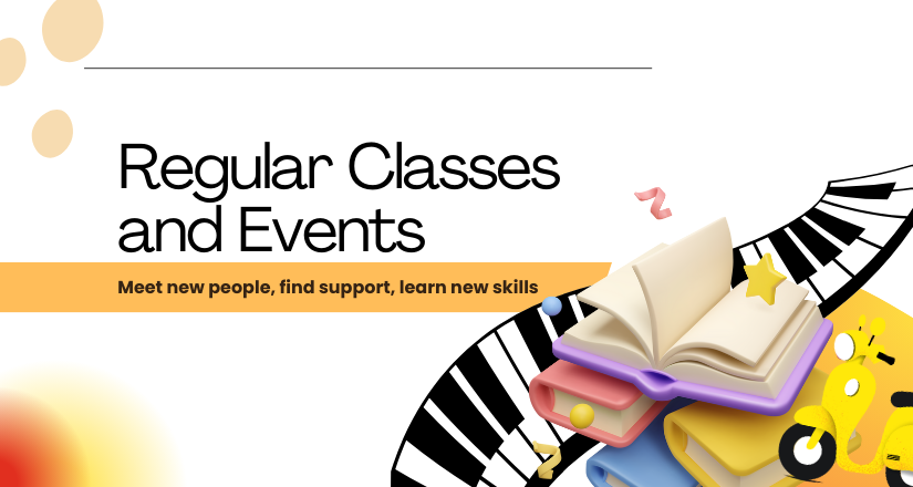 Check out the regular classes and events